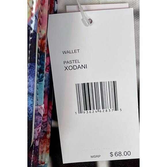 Betsey Johnson Colorful Print Bow Detail Snap Zip Logo Lining Crossbody Handbag - Picture 7 of 7